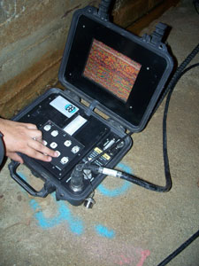 GPR equipment console