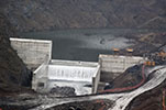 Geophysical work on dams