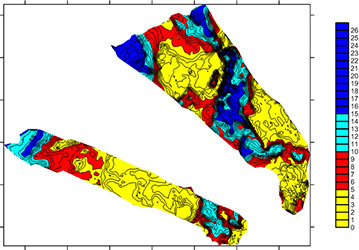 Isopach map