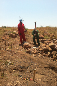 Works of refraction seismic in Mozambique