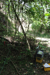 Refraction seismic studies for road clearance