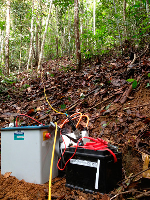 Electrical tomography equipment
